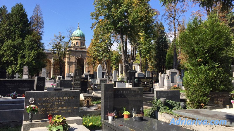 Мирогой историческое кладбище Загреб Хорватия