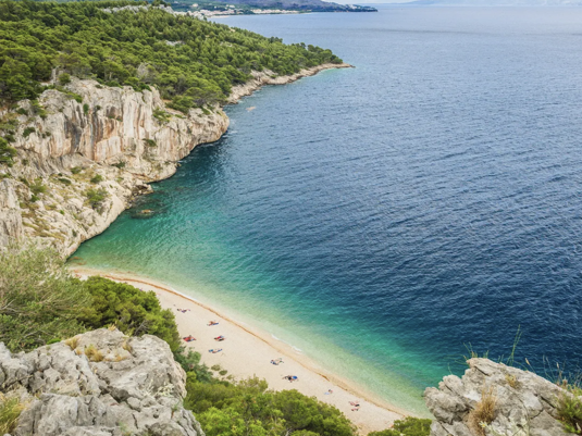 Пляж Nugal Макарска ривьера