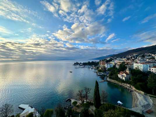 Опатия курорт. Зима в Опатии