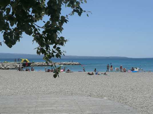 Пляж отеля Радиссон / Radisson - город Сплит