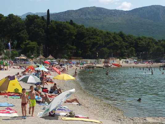 Стобреч курорт Хорватия Stobrec resort Croatia. Foto 13