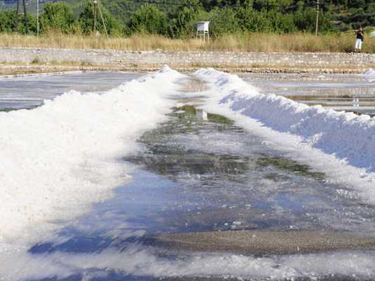 Стонска Солана добыча соли. Фото 1