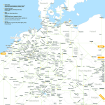 карта автобусных маршрутов по Европе FlixBus