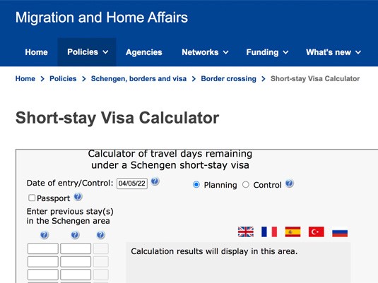 Как посчитать дни пребывания в Шенгене по визе