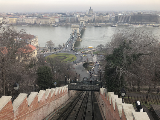 Хорватия-Венгрия. Достопримечательности Будапешта. Фуникулёр