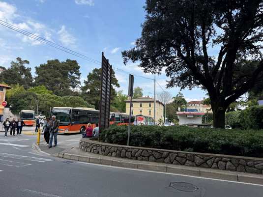 Автобусный вокзал Опатии. Кофе на море одним днём из Загреба